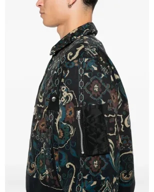 sacai ペイズリープリント ジップフロント ジャケット - サムネイル5