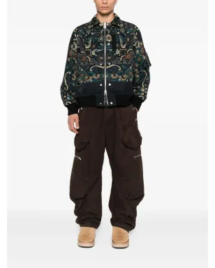 sacai ペイズリープリント ジップフロント ジャケット - サムネイル2