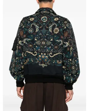 sacai ペイズリープリント ジップフロント ジャケット - サムネイル4