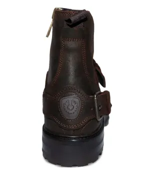 Belstaff バックルストラップ レザーブーツ - ブラウン - サムネイル4