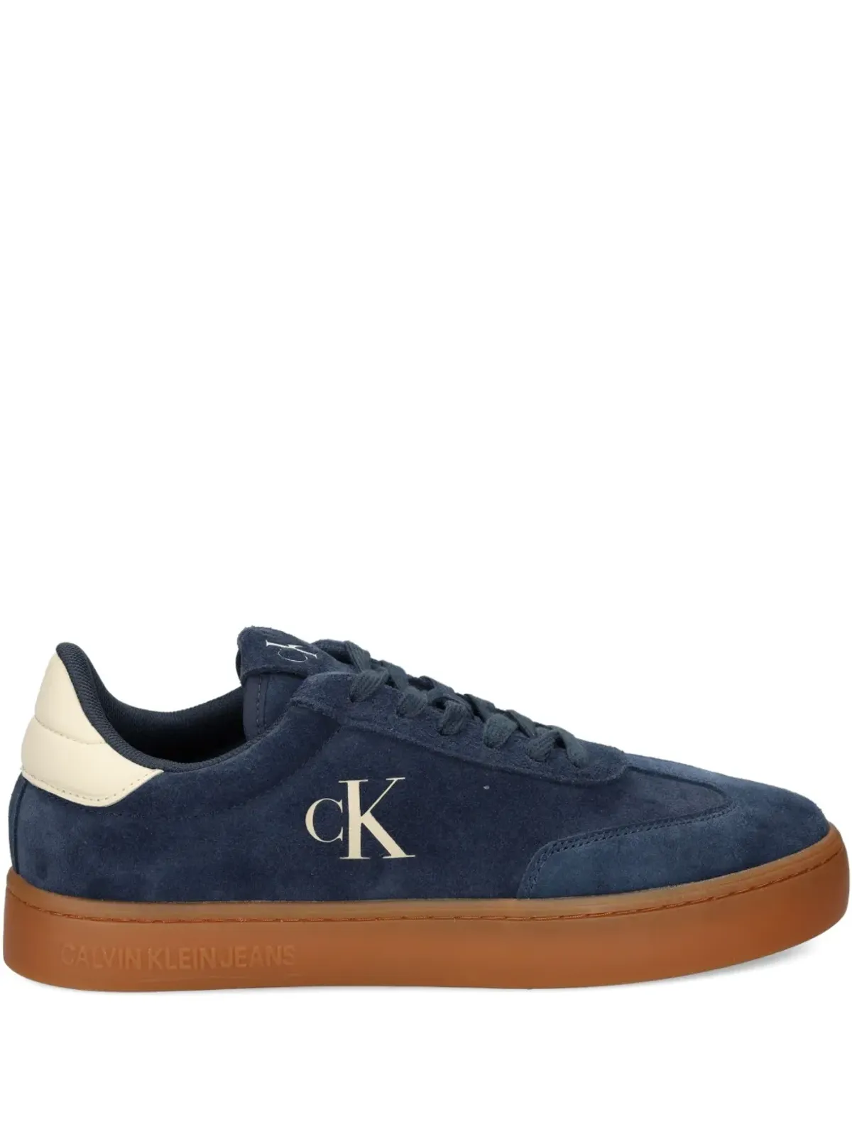 Calvin Klein Jeans スエード レースアップスニーカー - 画像1