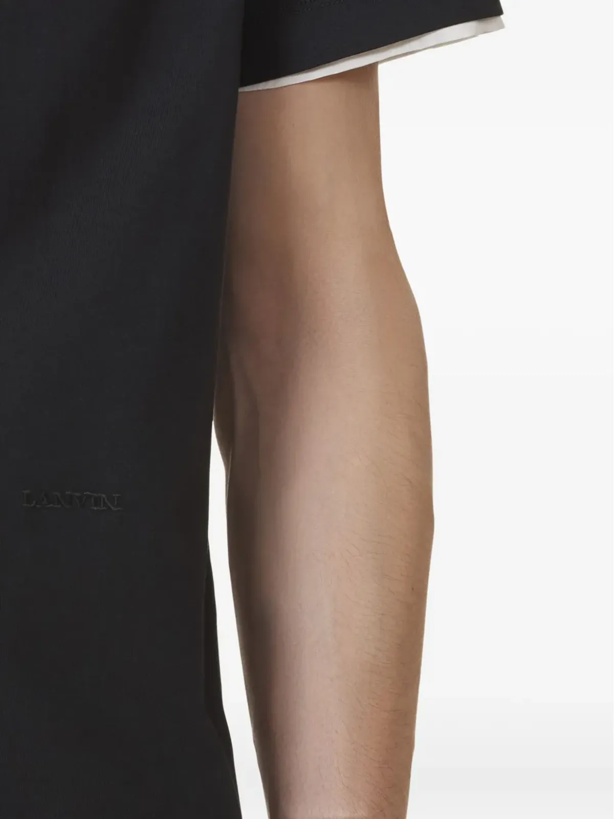 Lanvin ダブルレイヤードコットンTシャツ - 画像5