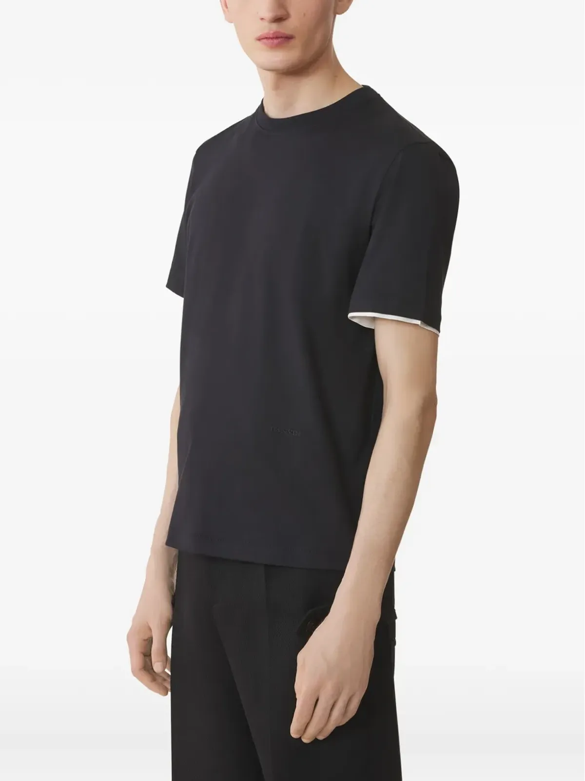 Lanvin ダブルレイヤードコットンTシャツ - 画像3