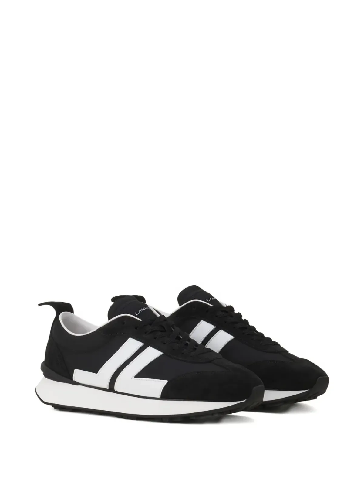 Lanvin Bumpr ストライプパネルスニーカー - 画像2