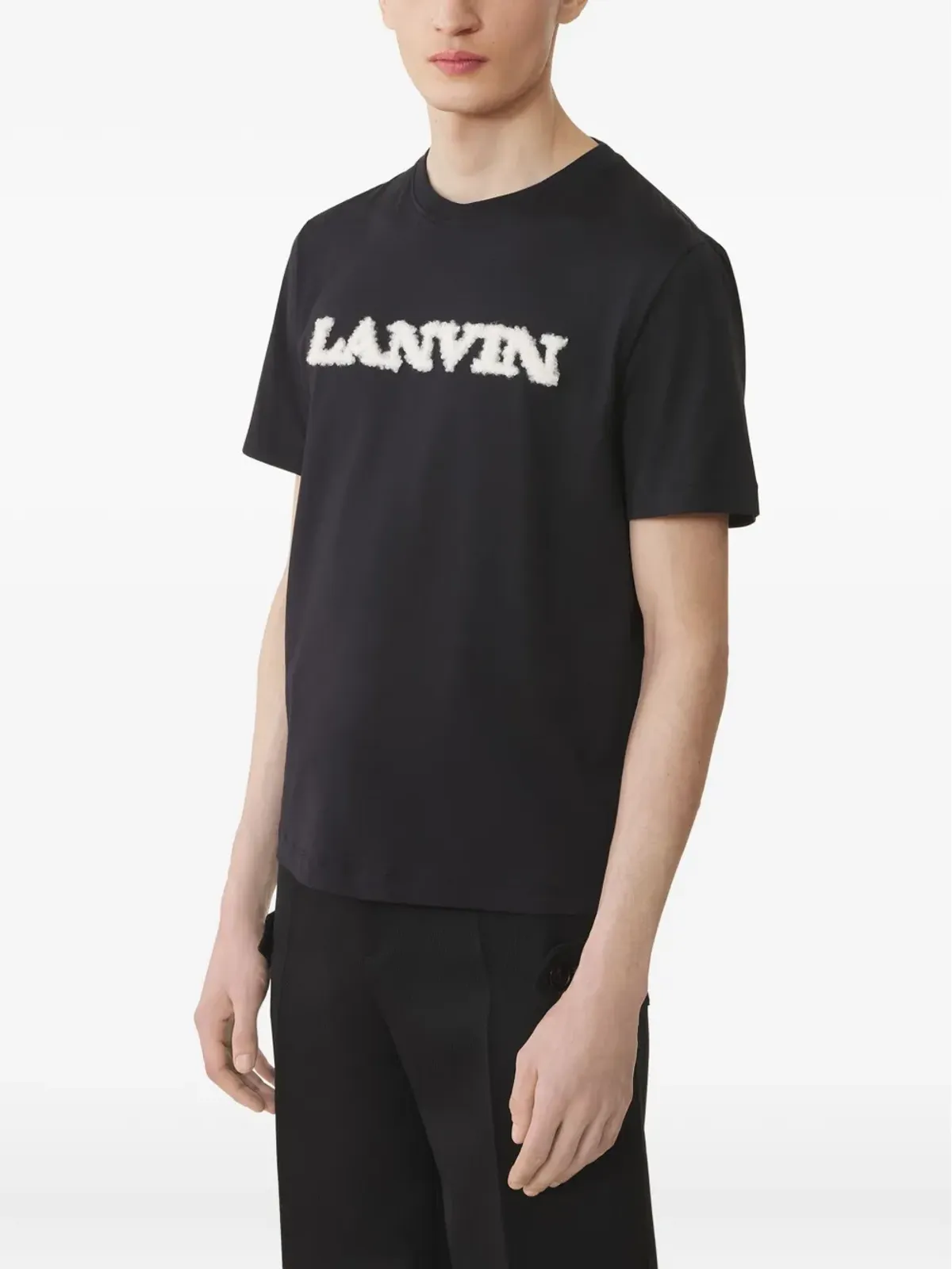 Lanvin ロゴ入りコットンTシャツ - 画像3