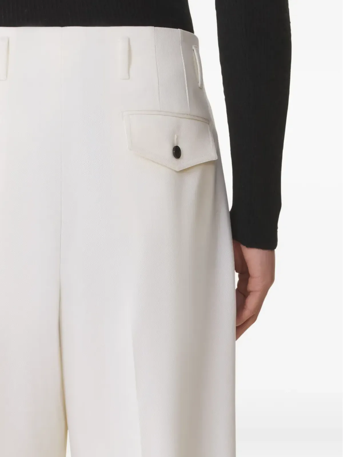 Lanvin プリーツディテールパンツ - 画像5