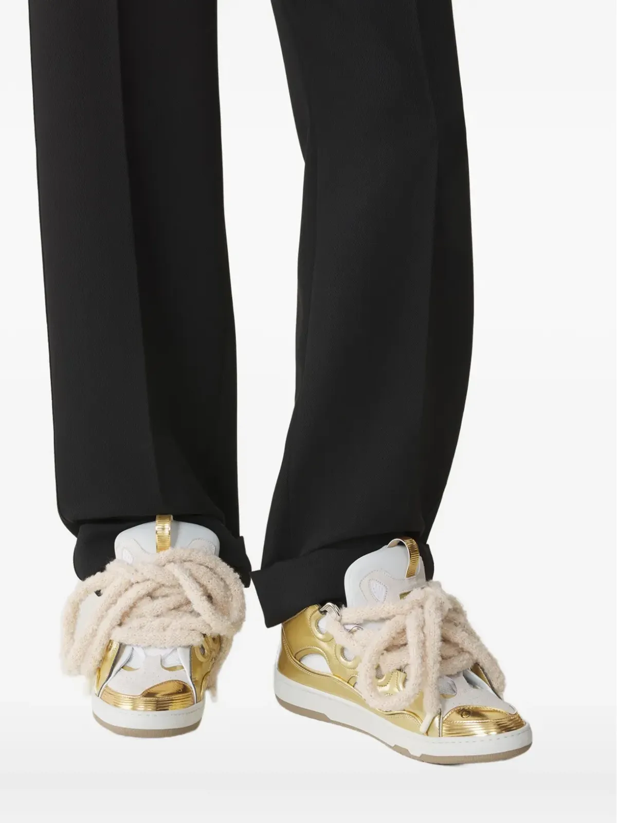 Lanvin ロープレーススニーカー - 画像5