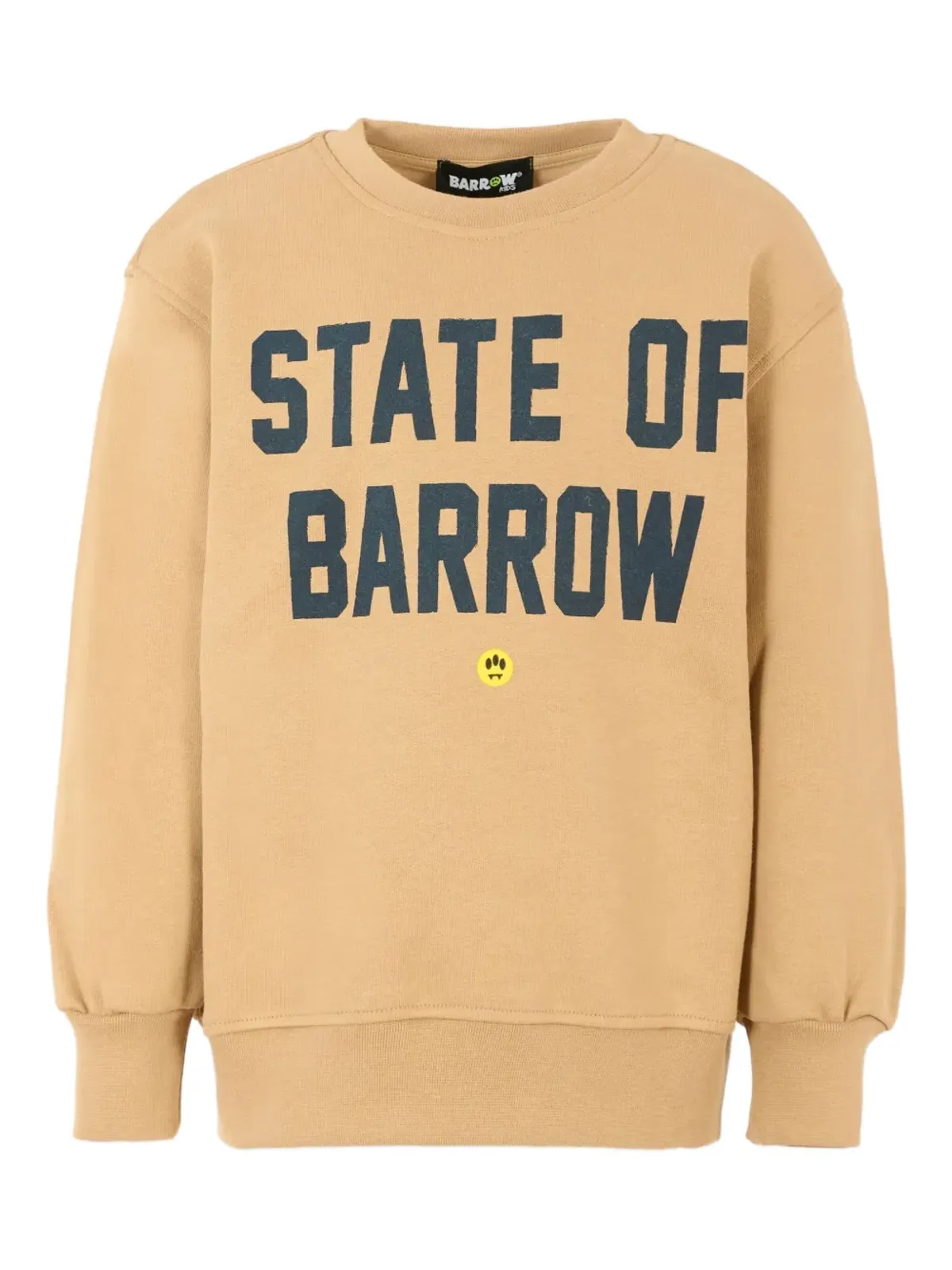 Barrow kids クルーネック テディプリント スウェットシャツ - 画像1