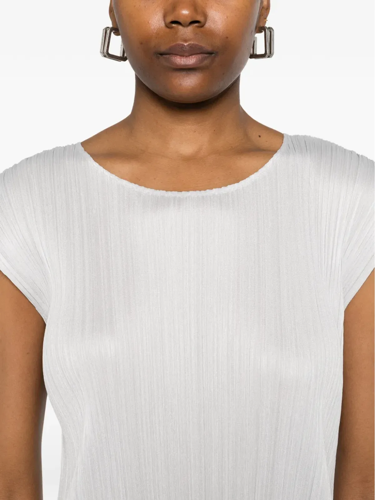 Pleats Please Issey Miyake ショートスリーブ ミディドレス - 画像5