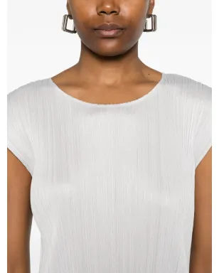 Pleats Please Issey Miyake ショートスリーブ ミディドレス - サムネイル5