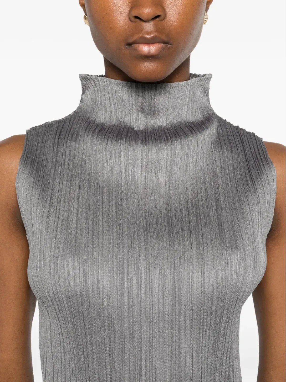 Pleats Please Issey Miyake プリーツプリーズ イッセイミヤケ プリーツファンネルネックトップ - 画像5