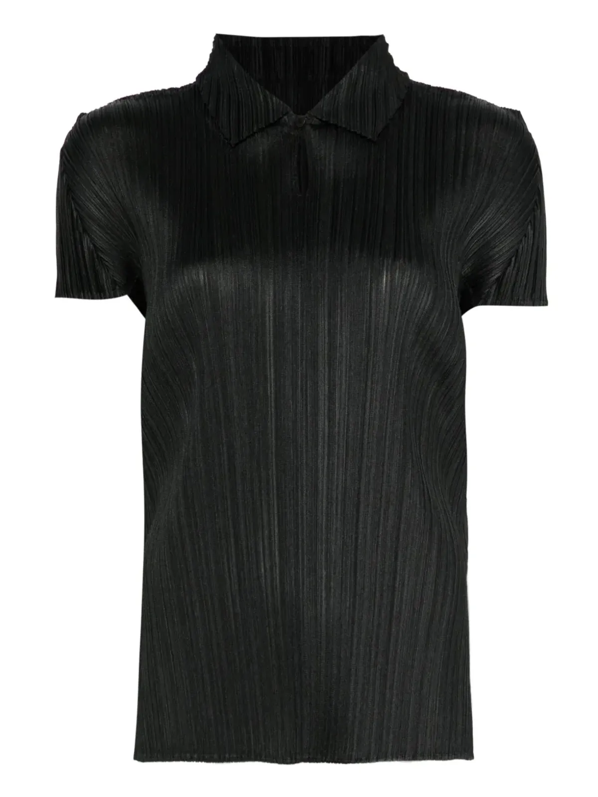 Pleats Please Issey Miyake オーガスト ポロトップ - 画像1