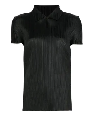 Pleats Please Issey Miyake オーガスト ポロトップ - サムネイル1