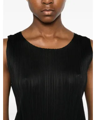 Pleats Please Issey Miyake 丸首ノースリーブドレス - サムネイル5