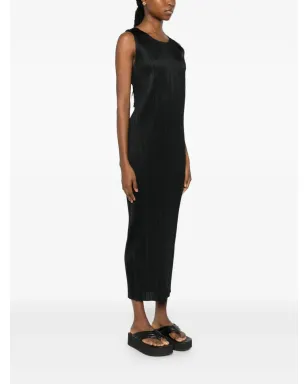 Pleats Please Issey Miyake 丸首ノースリーブドレス - サムネイル3