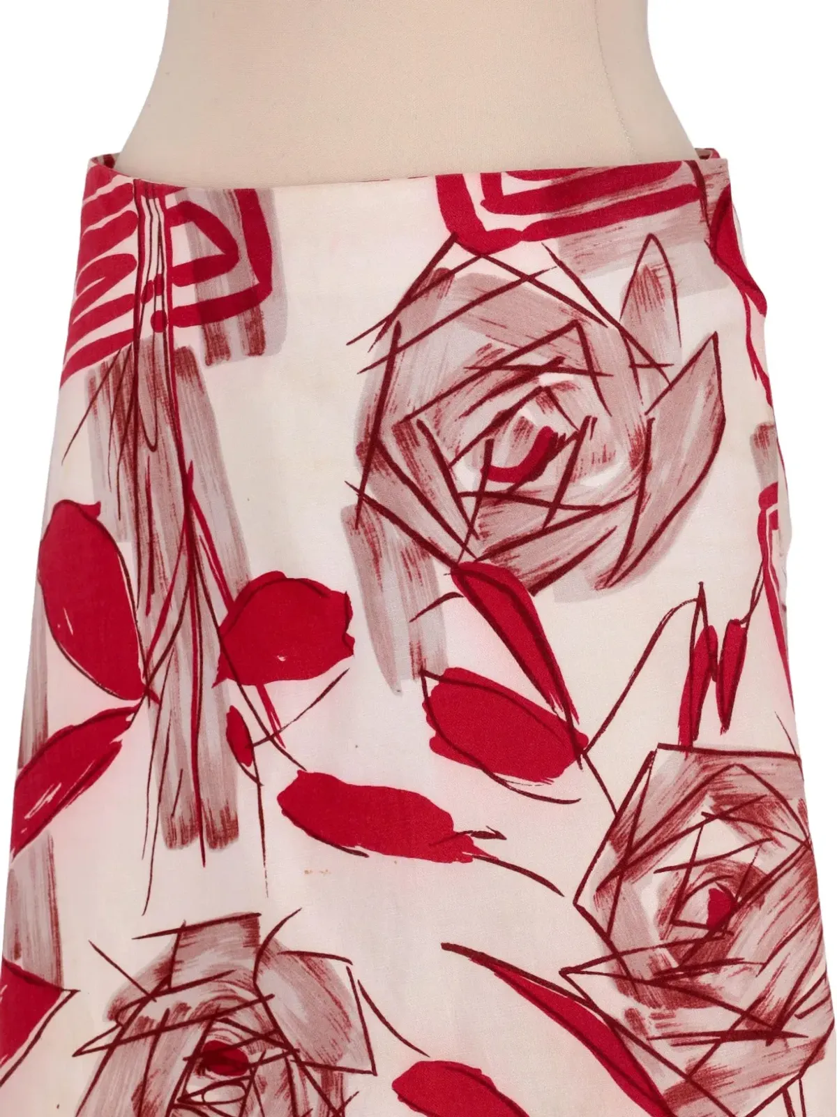 Marni Pre-Owned 花柄プリントスカート ピンク - 画像3