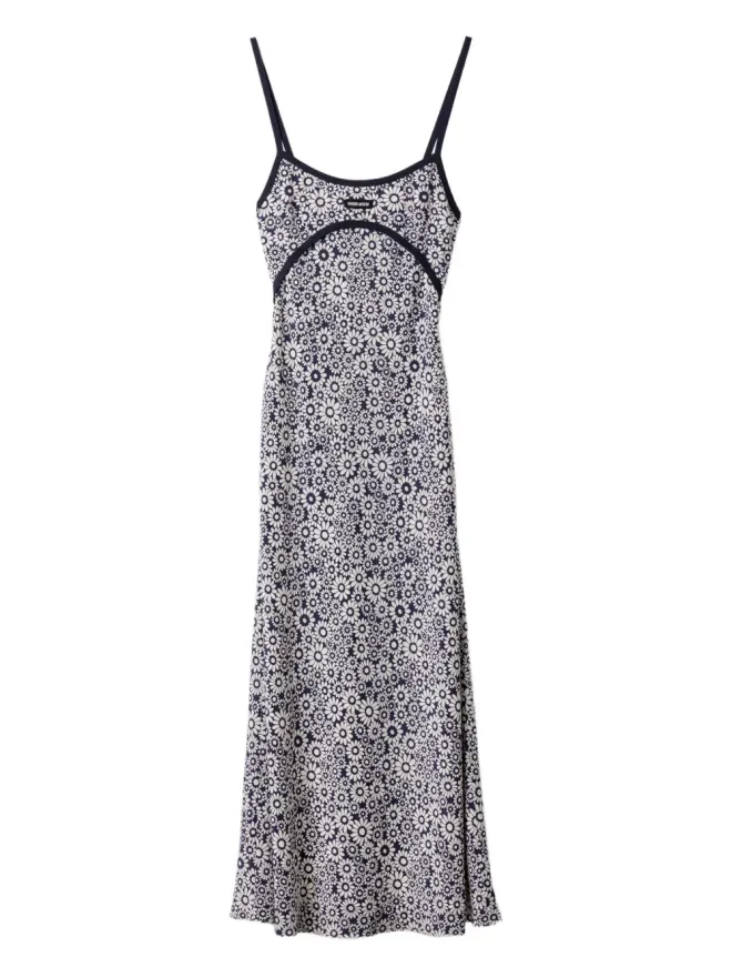 Miu Miu Miu Miu 花柄プリントスリップドレスの商品画像