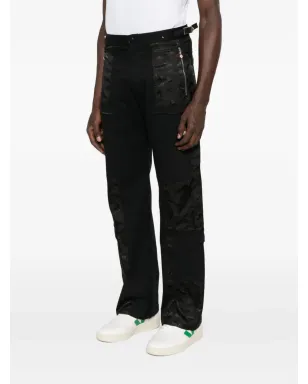 Casablanca mountain-print pocket trousers - Black - サムネイル3