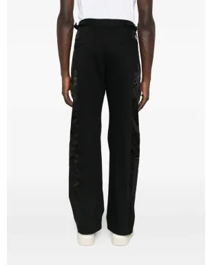 Casablanca mountain-print pocket trousers - Black - サムネイル4