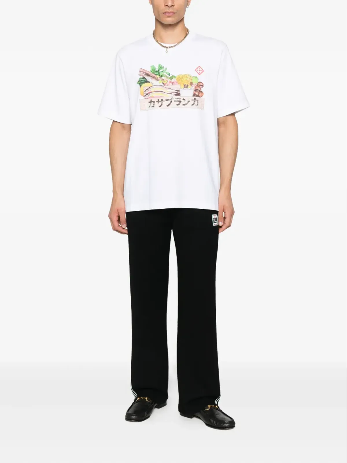 Casablanca グラフィックプリント コットン Tシャツ - 画像2
