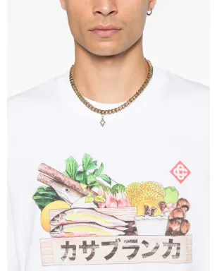 Casablanca グラフィックプリント コットン Tシャツ - サムネイル4