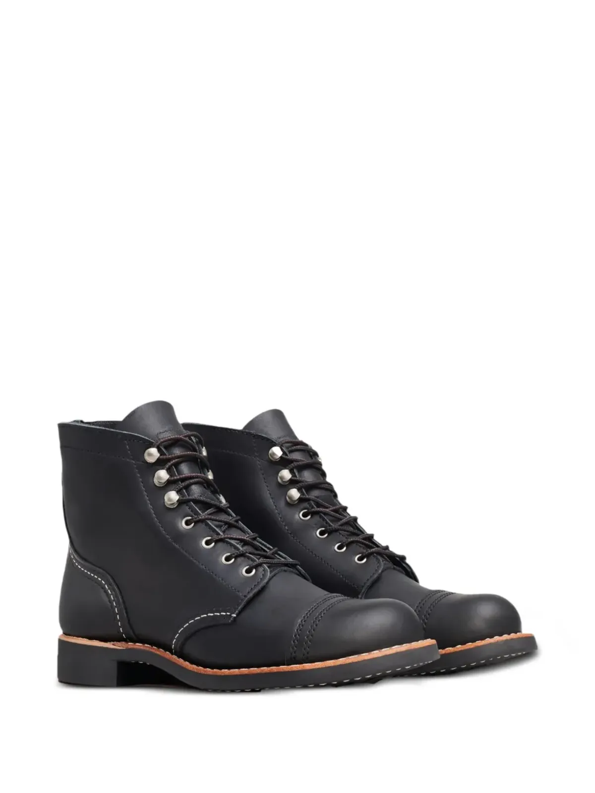Red Wing Shoes アイアンレンジャー レザー レースアップ ブーツ - ブラック - 画像2