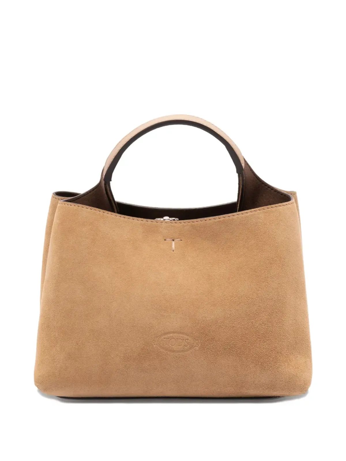Tod's トップハンドル スエード トートバッグ - 画像3