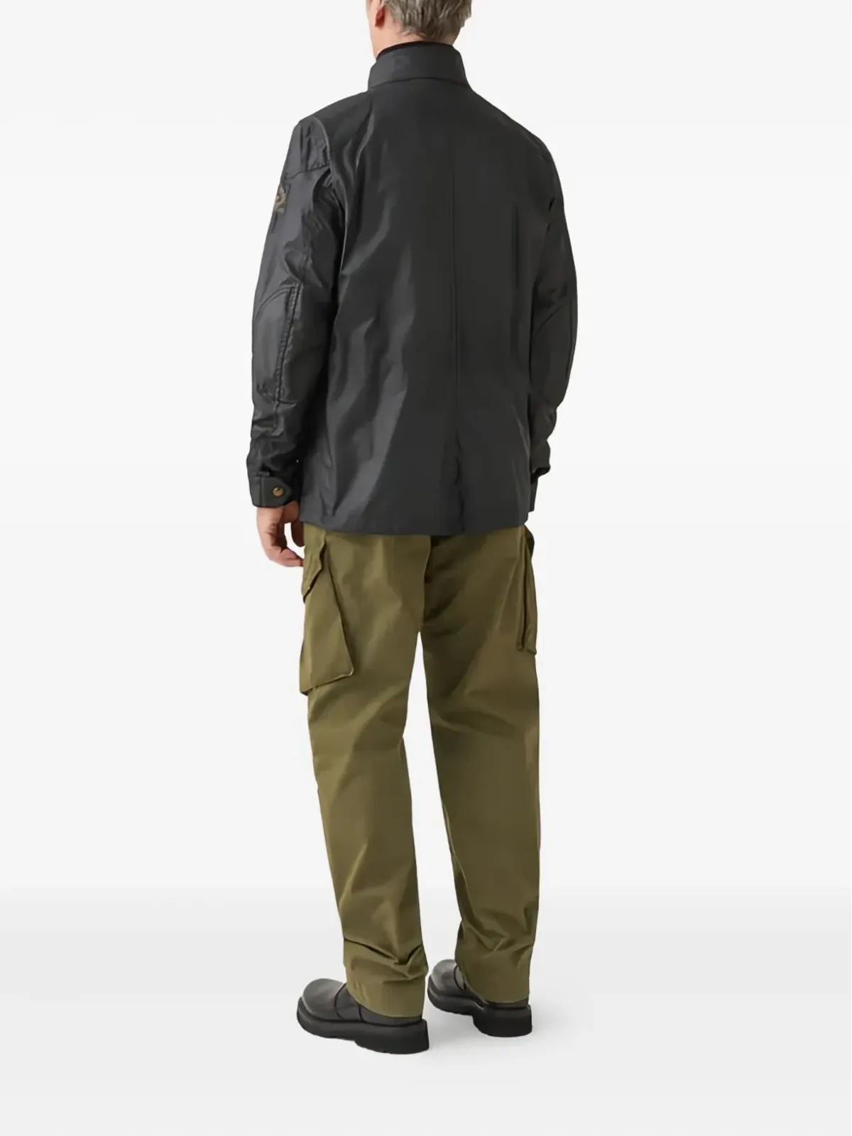 Belstaff パッチポケット ミリタリージャケット - ブラック - 画像3