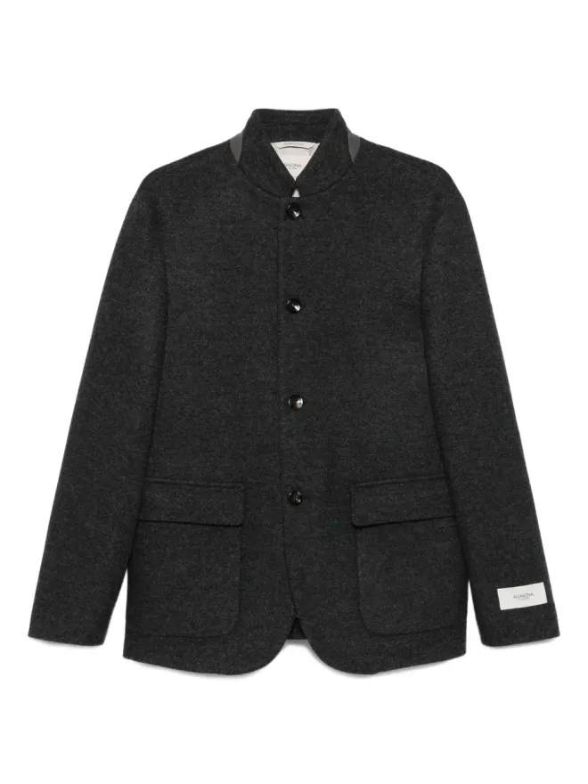 Agnona Agnona スタンドカラー パッチポケット ジャケットの商品画像