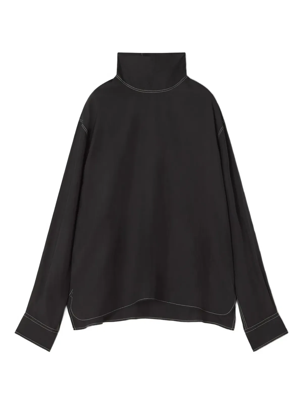 Lanvin コントラストステッチシャツ - ブラック - 画像1
