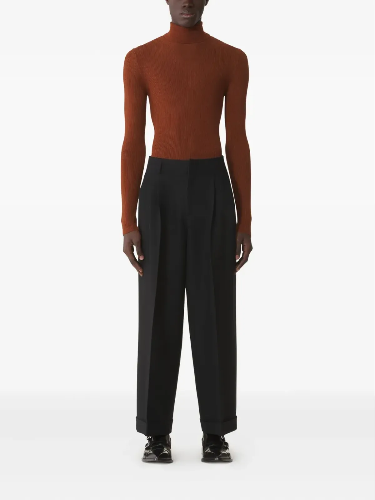 Lanvin リブ編みタートルネックセーター - 画像2
