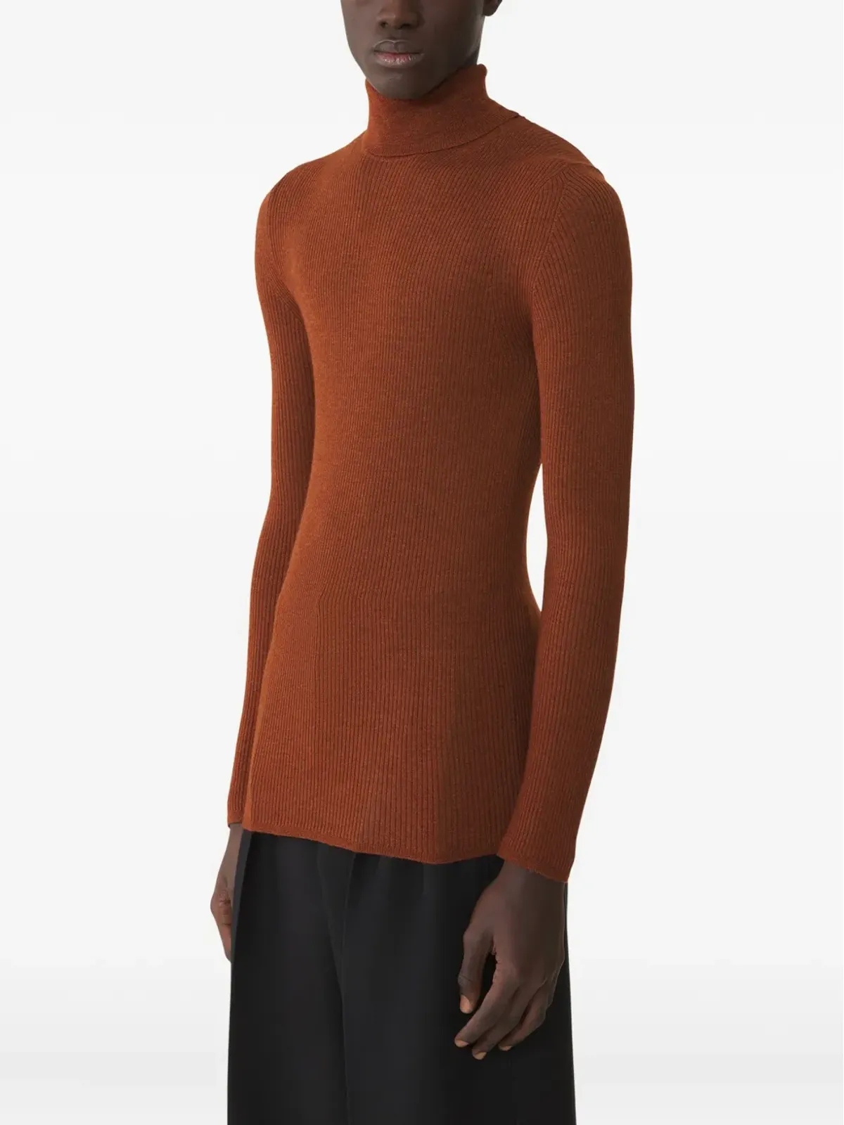 Lanvin リブ編みタートルネックセーター - 画像3