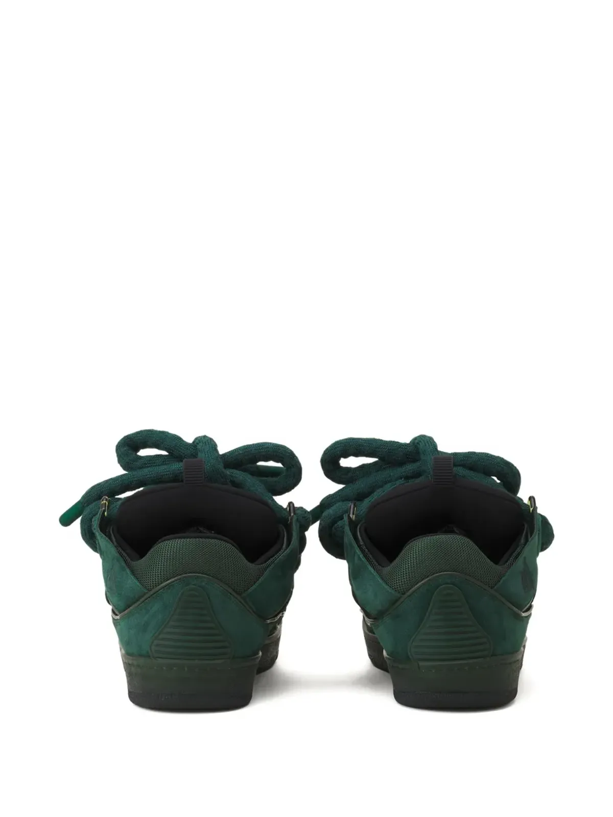 Lanvin ロープレースのスエードスニーカー - グリーン - 画像3