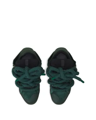 Lanvin ロープレースのスエードスニーカー - グリーン - サムネイル4