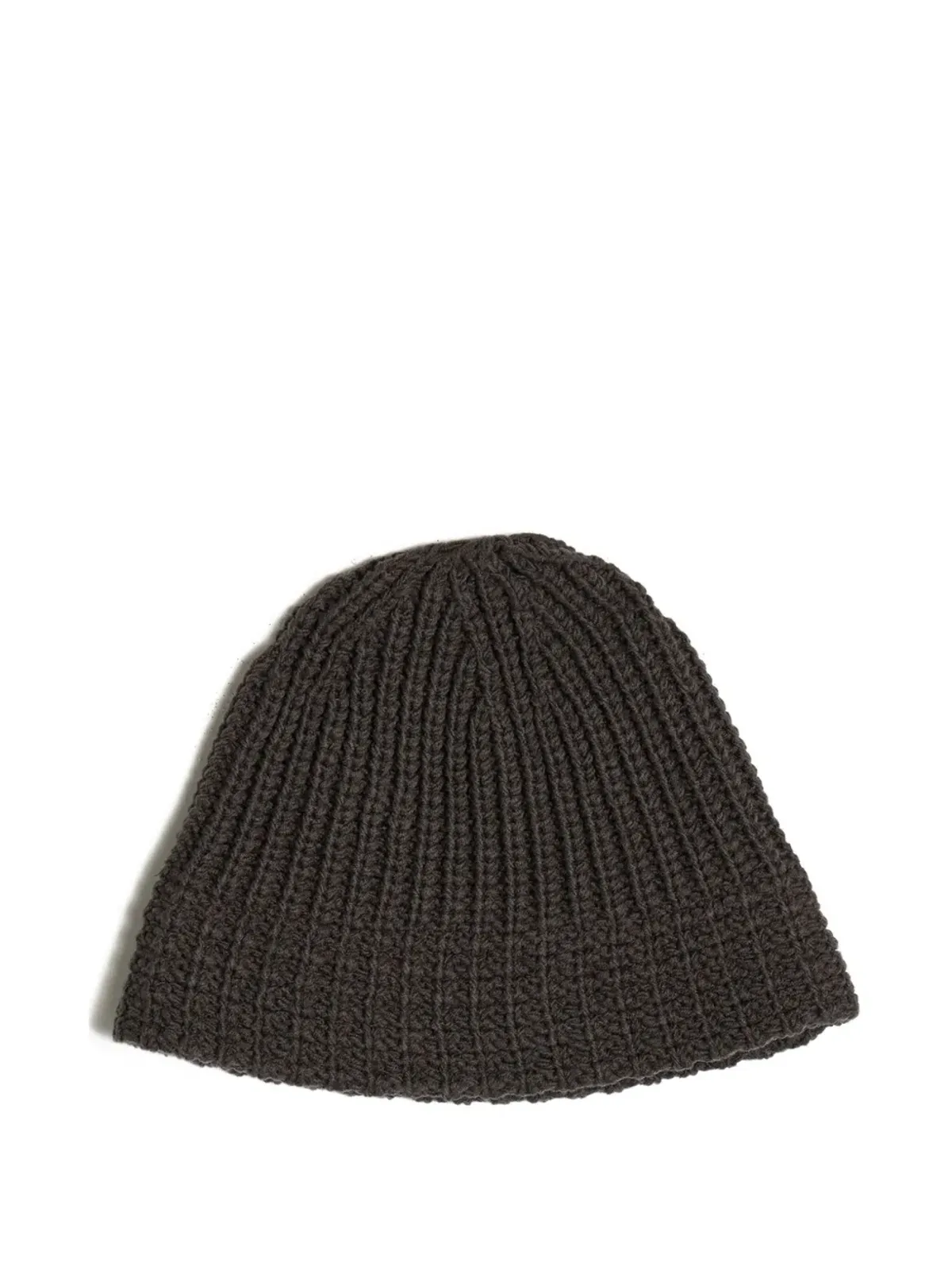 Yohji Yamamoto リブ編みウールビーニー - 画像2