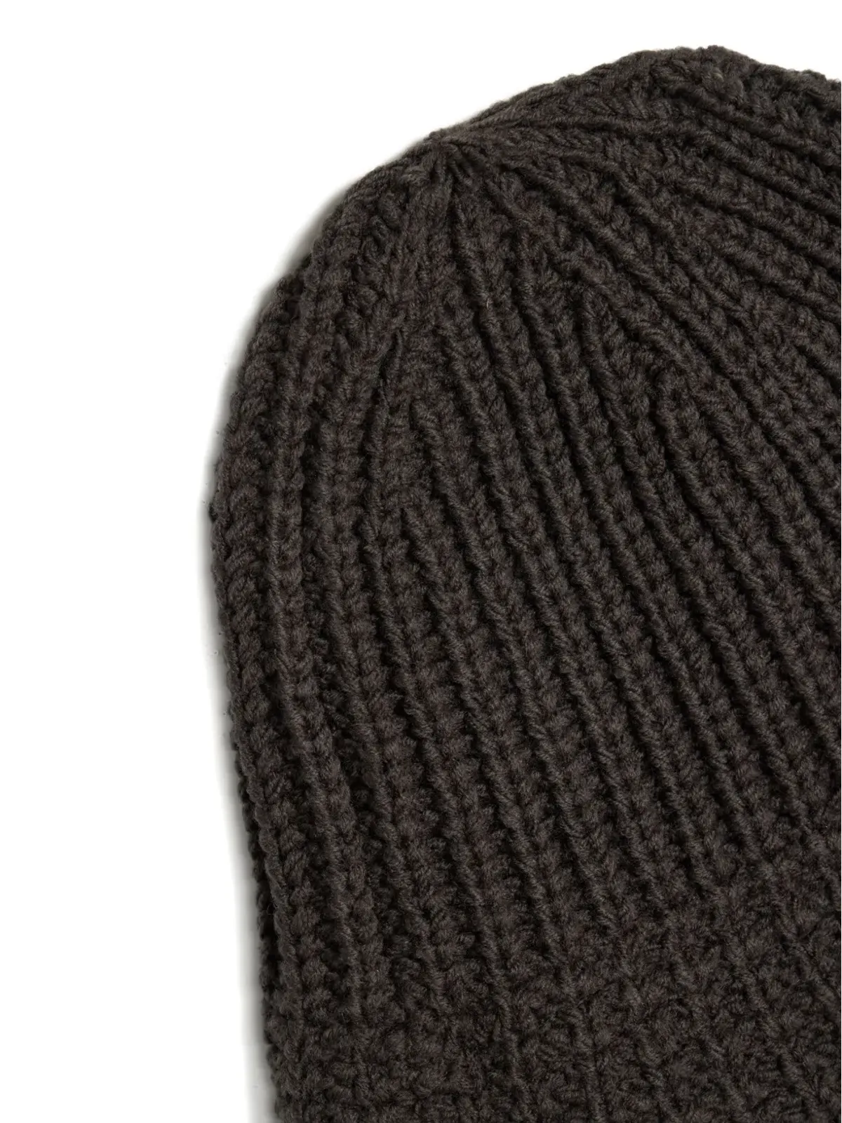 Yohji Yamamoto リブ編みウールビーニー - 画像4