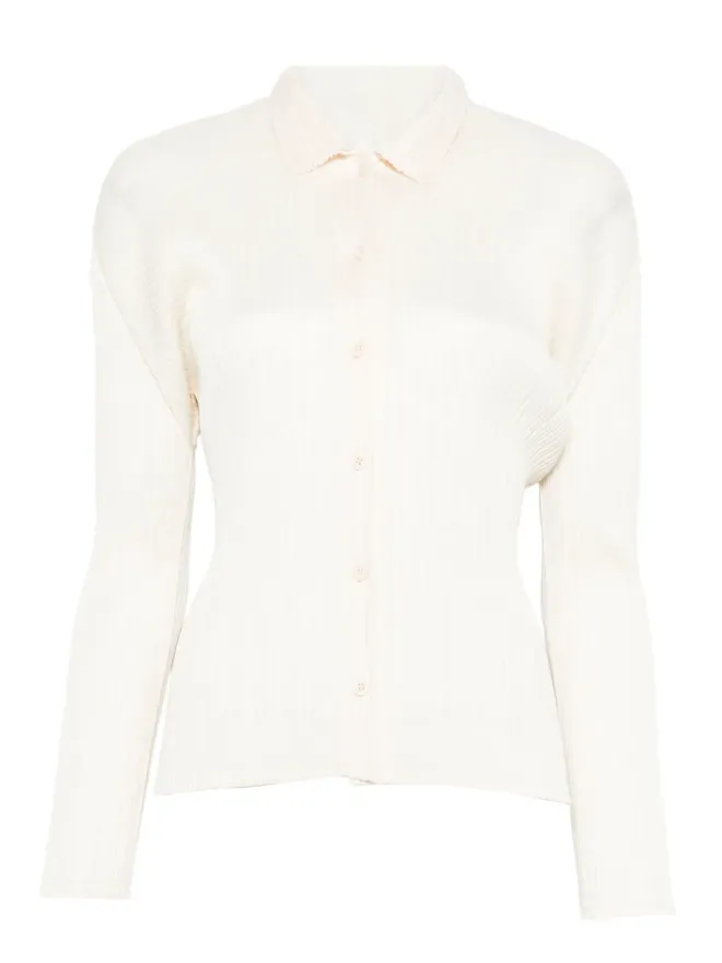 Pleats Please Issey Miyake Pleats Please Issey Miyake Pleats shirt - Whiteの商品画像