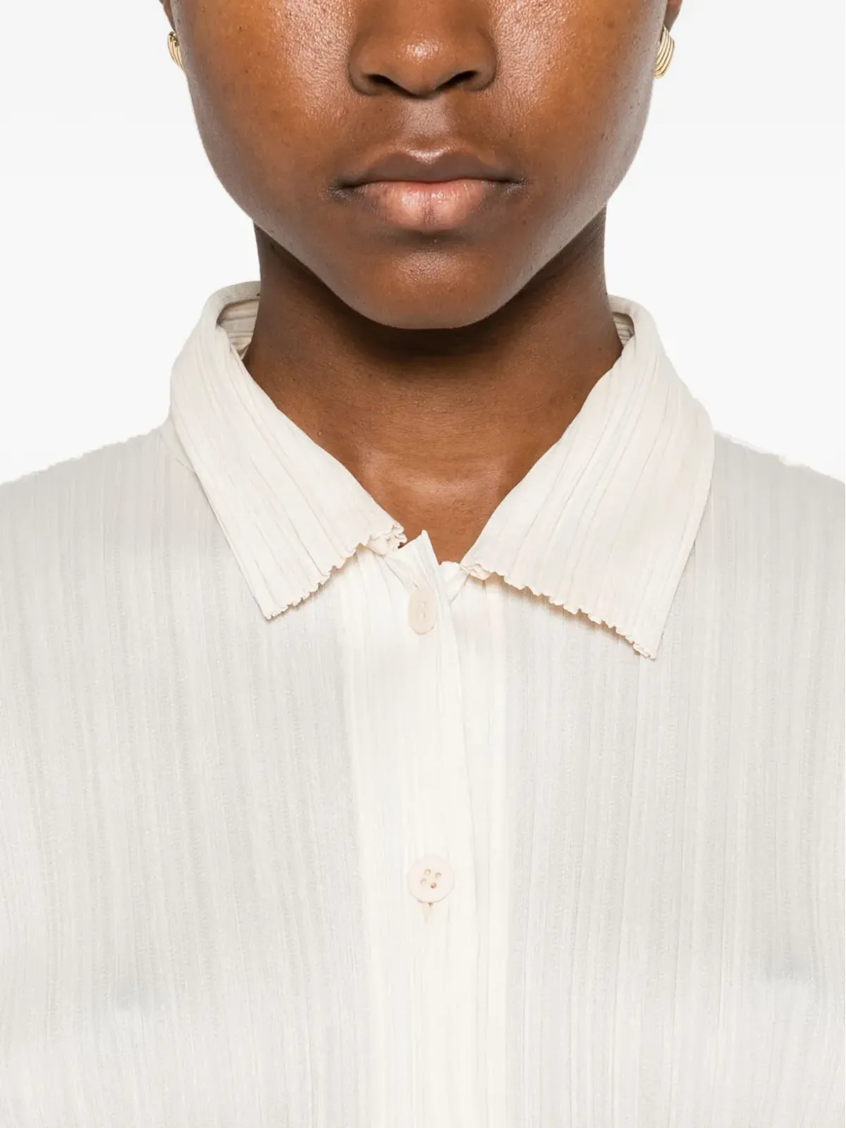 Pleats Please Issey Miyake Pleats shirt - White - 画像5