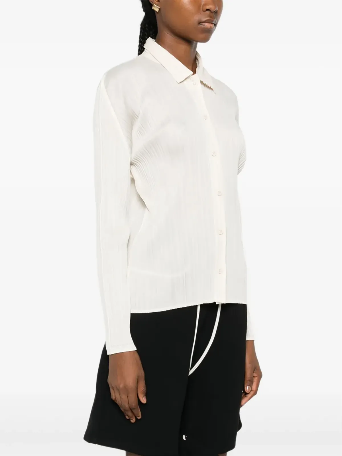 Pleats Please Issey Miyake Pleats shirt - White - 画像3