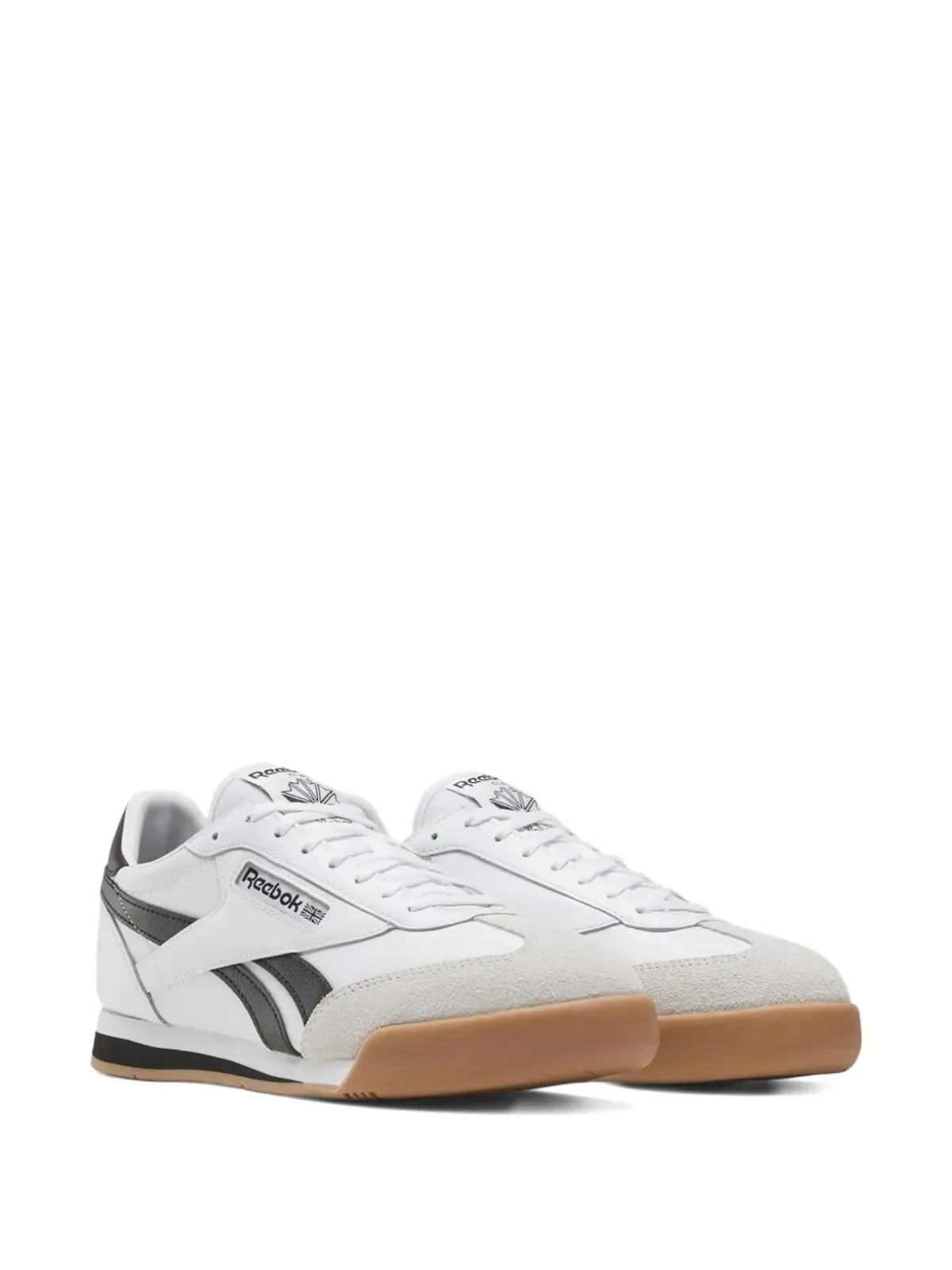 Reebok Campio Xt ホワイト/ブラック ガムソール スニーカー - 画像2