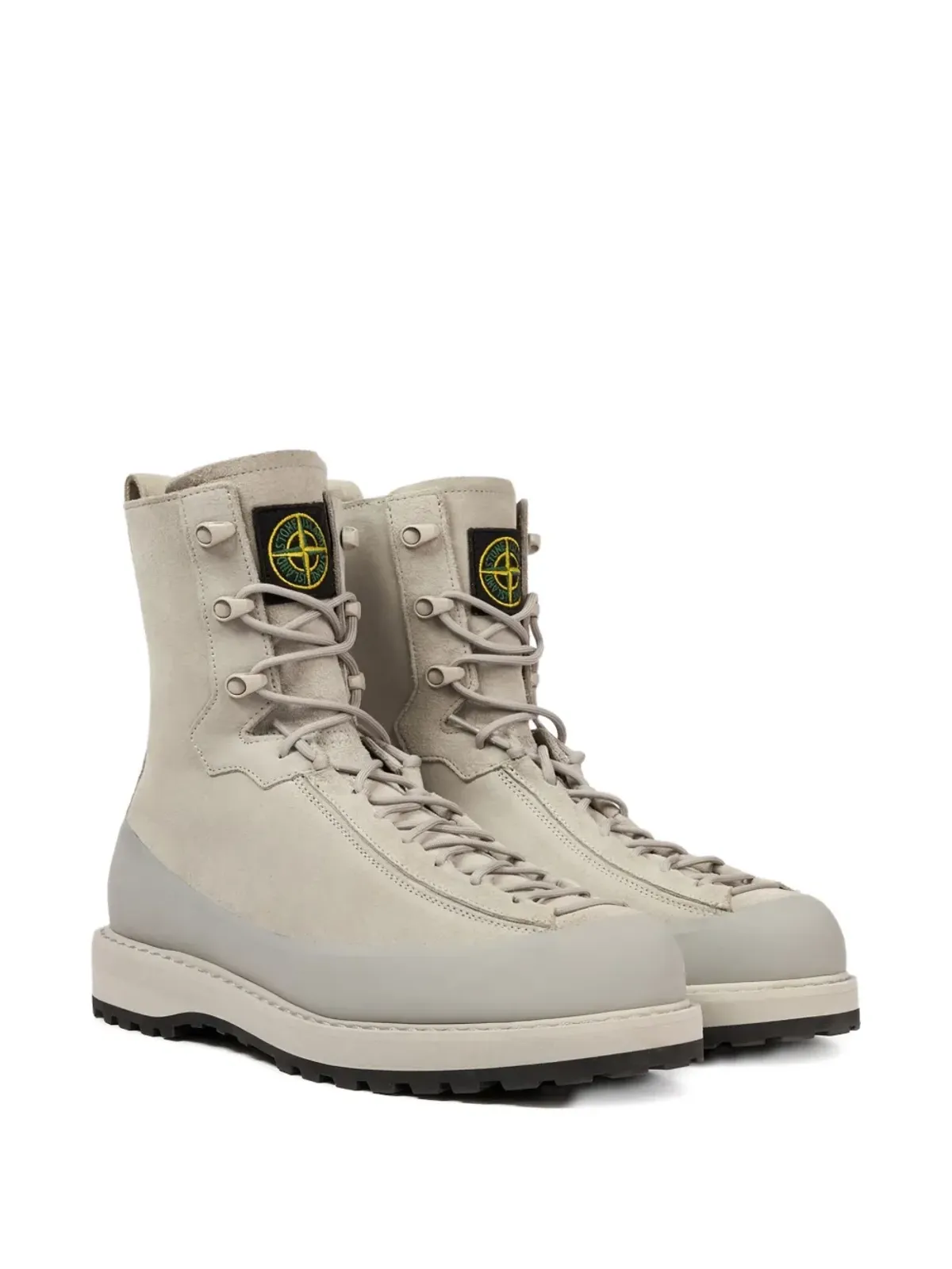 Stone Island レースアップレザーブーツ - 画像2