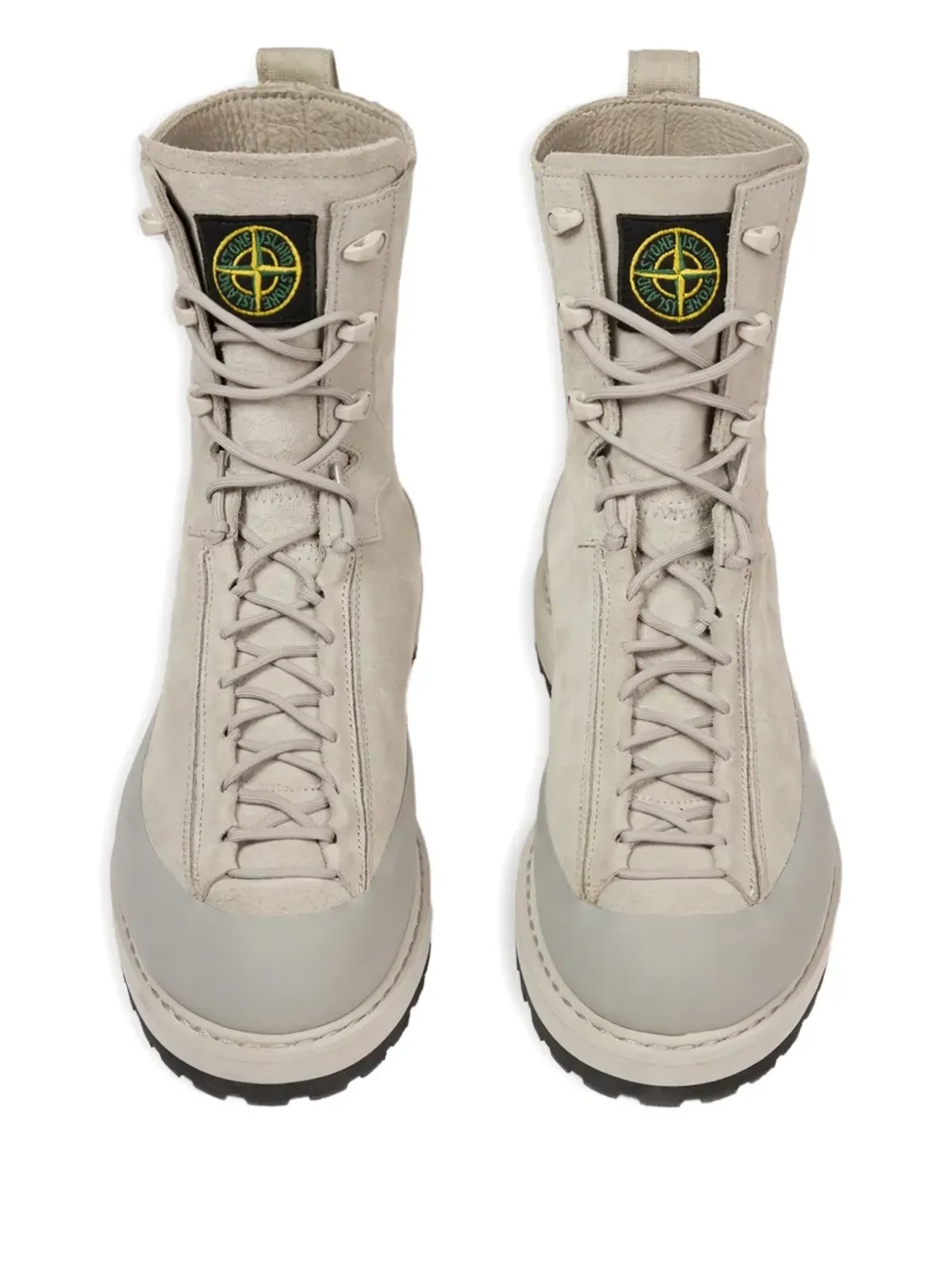 Stone Island レースアップレザーブーツ - 画像3