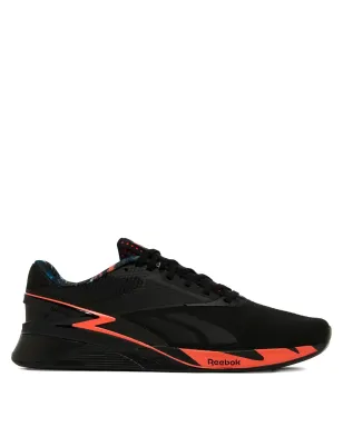 Reebok ナノ X3 ブラック/オレンジ スニーカー - サムネイル1