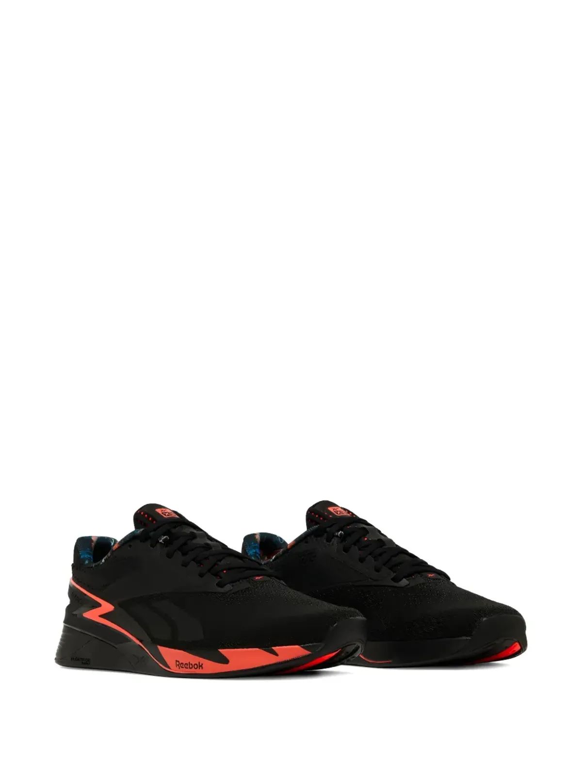 Reebok ナノ X3 ブラック/オレンジ スニーカー - 画像2
