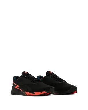 Reebok ナノ X3 ブラック/オレンジ スニーカー - サムネイル2