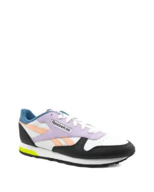 Reebok クラシック White/Black/Purple スニーカー - サムネイル2