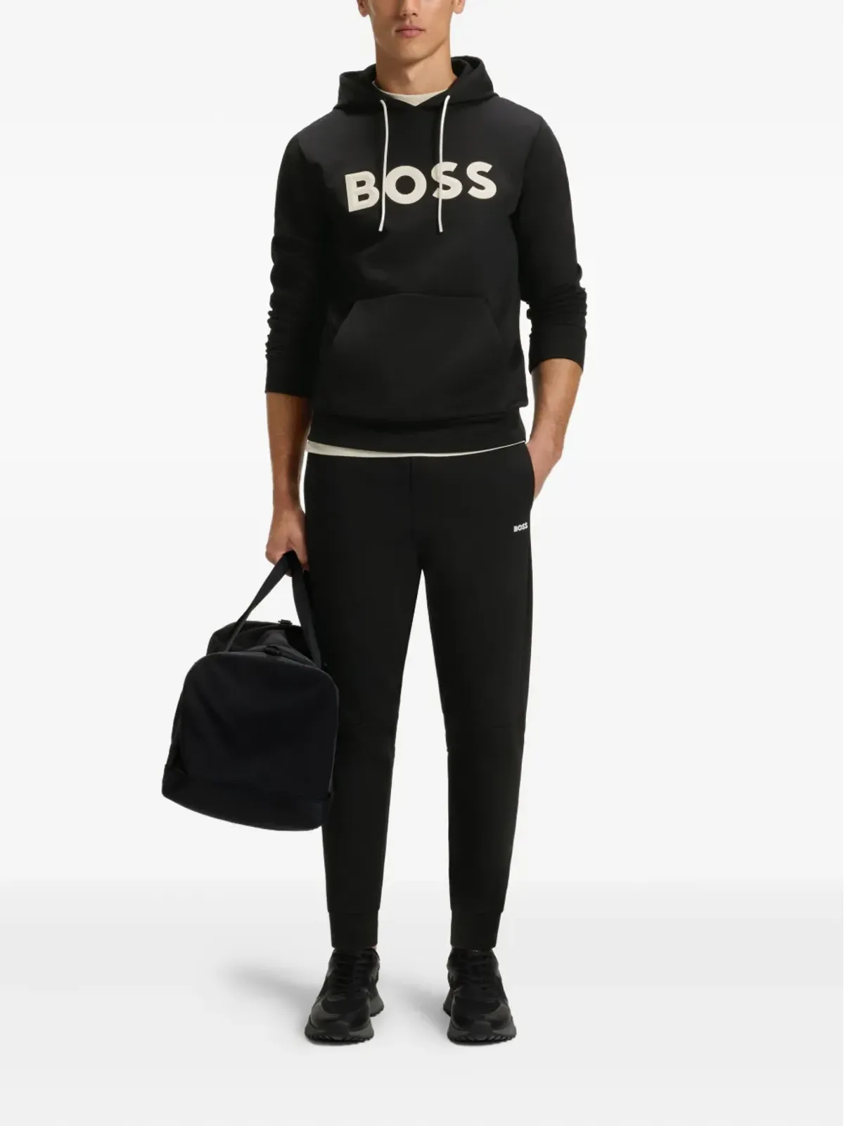 BOSS パネル付きドローストリング・トラックパンツ - 画像2