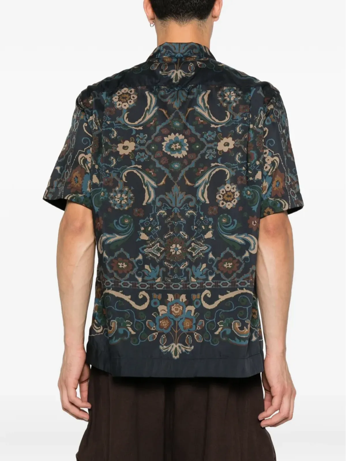 sacai ペイズリーパターン ポケットシャツ - 画像4