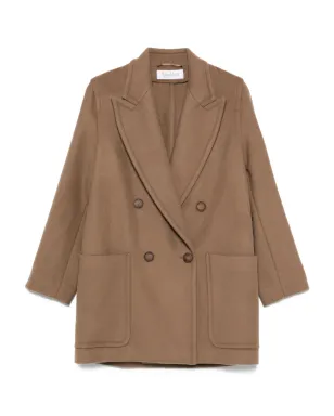 Max Mara ダブルブレスト パッチポケット コート - サムネイル1