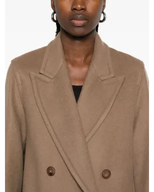 Max Mara ダブルブレスト パッチポケット コート - サムネイル5